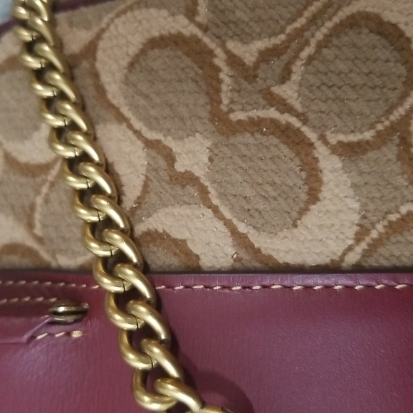 Coach 1941 Joni Crossbody In Scarlet Jacquard - Picture 11 of 11